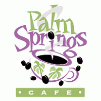 Palm Springs Cafe logo vector logo
