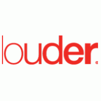 Louder logo vector logo