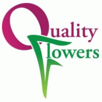 Quality Flowers logo vector logo