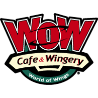 WOW Cafe & Wingery logo vector logo