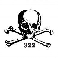 Skull and Bones Society logo vector logo