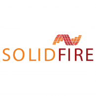 Solid Fire logo vector logo