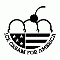 Ice Cream For America logo vector logo
