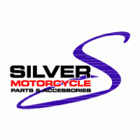 Silver Motorcycle logo vector logo