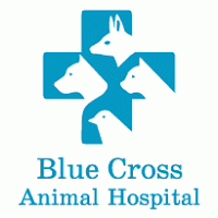 Blue Cross Animal Hospital logo vector logo