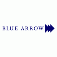 Blue Arrow logo vector logo