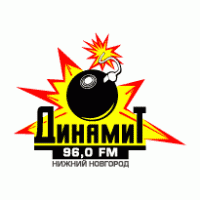 Dinamit FM logo vector logo