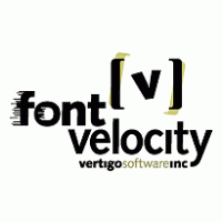 Font Velocity logo vector logo