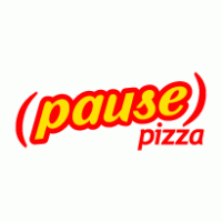 Pause Pizza logo vector logo