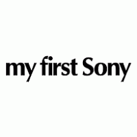 my first Sony logo vector logo