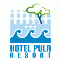 hotel pula logo vector logo