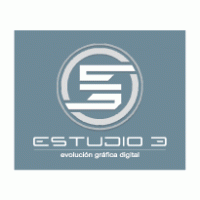 estudio 3 logo vector logo