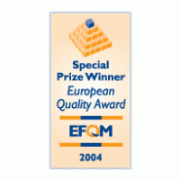 Special Prize Winner European Quality Award EFOM logo vector logo