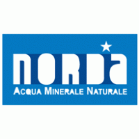 Norda mineral water logo vector logo