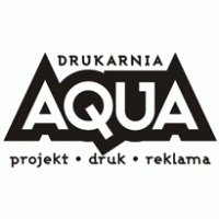 drukarniaaqua logo vector logo