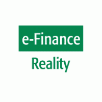 e-finance reality logo vector logo