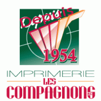 Imprimerie les Compagnons logo vector logo