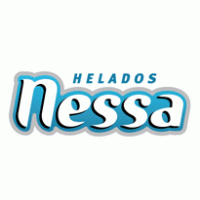 Nessa helados logo vector logo