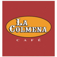LA COLMENA cafe logo vector logo