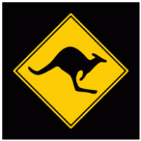 kangaroo_australian logo vector logo