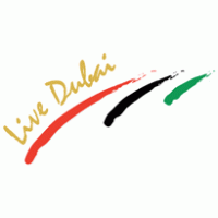Live Dubai logo vector logo