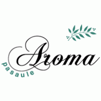 Aroma pasaule logo vector logo