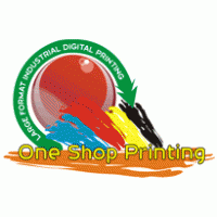 One Shop Printing logo vector logo