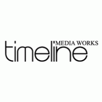 timeline media works logo vector logo