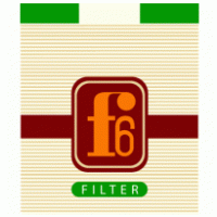 F6 Filter Cigarettes logo vector logo