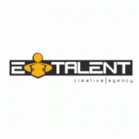 E-TALENT agency logo vector logo