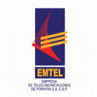 Emtel logo vector logo