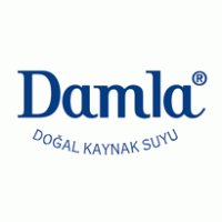 Damla Doğal Kaynak Suyu logo vector logo