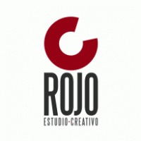 rojo estudio logo vector logo