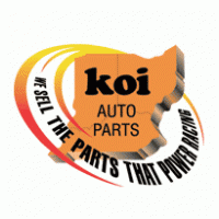 KOI Auto Parts logo vector logo