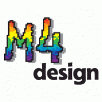 M4 Design, Printing & Graphics logo vector logo