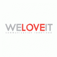 WELOVEIT logo vector logo