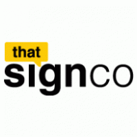 That Sign Co. logo vector logo