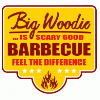 Big Woodie BBQ logo vector logo