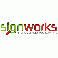 signworks logo vector logo