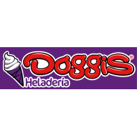 Doggis Heladeria logo vector logo