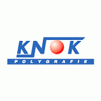 Knok Polygrafie logo vector logo