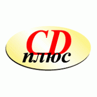 CD plus logo vector logo