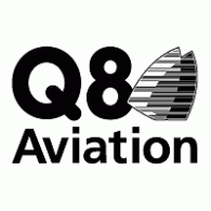 Q8 Aviation logo vector logo