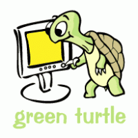 Green Turtle logo vector logo