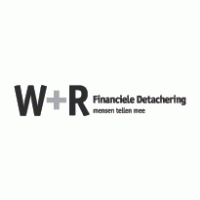 W + R Financiele Detachering logo vector logo