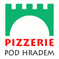 Pizzerie pod hradem logo vector logo