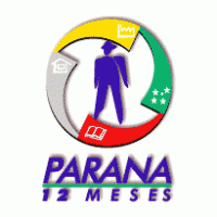 Projeto Paranб 12 Meses logo vector logo