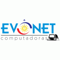 Evonet, computadoras logo vector logo