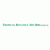 tropical botanic logo vector logo