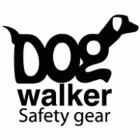 Dog Walker Safety gear logo vector logo